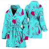 Beagle dog Print Women's Bath Robe-Free Shipping