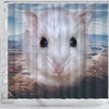 Cute Campbell's Dwarf Hamster Print Shower Curtains-Free Shipping