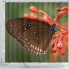 Butterfly Print Shower Curtains-Free Shipping