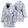 Kuvasz Dog Pattern Print Women's Bath Robe-Free Shipping