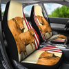 Limousin Cattle (Cow) Print Car Seat Cover-Free Shipping