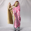 Flamingo Bird Print Hooded Blanket-Free Shipping-Limited Edition