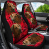 Rhodesian Ridgeback On Rose Print Car Seat Covers-Free Shipping