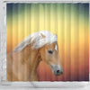 Haflinger Horse Print Shower Curtain-Free Shipping