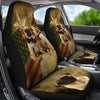 Cute Pugs Kissing Car Seat Cover