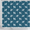 Bloodhound Dog Paws Print Shower Curtains-Free Shipping