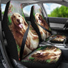 Golden Retriever Art Print Car Seat Covers- Free Shipping