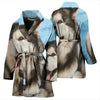 Alaskan Malamute Print Women's Bath Robe-Free Shipping