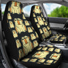 Cartoonized Bulldog Pattern Print Car Seat Covers-Free Shipping