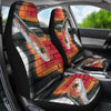 Snake Red Print Car Seat Covers-Free Shipping