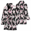 Briard Dog Pattern Print Women's Bath Robe-Free Shipping