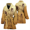 Arabian horse Print Women's Bath Robe-Free Shipping