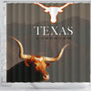 Texas Longhorn Cattle (Cow) Print Shower Curtain-Free Shipping