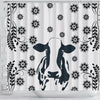 Cow Print Shower Curtain-Free Shipping