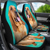 Bloodhound Dog Print Car Seat Covers-Free Shipping