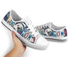 Pug Mom Low Top Shoes - Perfect Pug Owner Gift