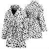 Dalmatian Dog Skin Print Women's Bath Robe-Free Shipping