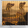 Dachshund Print Shower Curtains-Free Shipping
