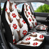 Burmese Cat With Red Paws Print Car Seat Covers-Free Shipping