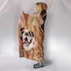 Amazing Bulldog Print Hooded Blanket-Free Shipping