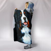 Amazing Bernese Mountain Dog Print Hooded Blanket-Free Shipping