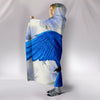 Hyacinth macaw Parrot Print Hooded Blanket-Free Shipping