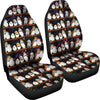 Zebra Finch Bird Pattern Print Car Seat Covers-Free Shipping