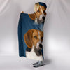 American Foxhound Print Hooded Blanket-Free Shipping