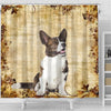 Lovely Cardigan Welsh Corgi Print Shower Curtains-Free Shipping