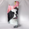 Cute Japanese Chin Dog Print Hooded Blanket-Free Shipping