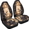 Cocker Spaniel In Lots Print Car Seat Covers-Free Shipping