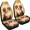 Cute Cavapoo Dog Print Car Seat Covers- Free Shipping