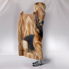 Amazing German Shepherd dog Print Hooded Blanket-Free Shipping