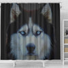 Amazing Siberian Husky Dog Print Shower Curtains-Free Shipping