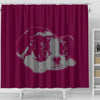 Cute Boston Terrier Print Shower Curtain-Free Shipping