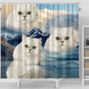 Lovely Persian Cat Shower Curtains-Free Shipping