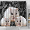 Cute Chinese Hamster Print Shower Curtains-Free Shipping