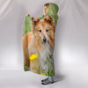 Shetland Sheepdog Art Print Hooded Blanket-Free Shipping