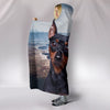Cute Miniature Pinscher Print Hooded Blanket-Free Shipping