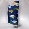 Common Hatchetfish Print Hooded Blanket-Free Shipping