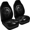 Black Labrador Retriever Print Car Seat Covers- Free Shipping