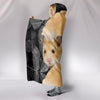 Cute Golden Hamster Print Hooded Blanket-Free Shipping