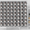 Greater Swiss Mountain Dog Pattern Print Shower Curtains-Free Shipping