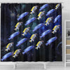 Cynotilapia Afra Fish Print Shower Curtains-Free Shipping