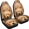 The Cutest Golden Retriever Print Car Seat Covers-Free Shipping