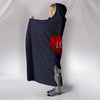 Chartreux Cat Love Print Hooded Blanket-Free Shipping