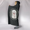 Bichon Frise Dog Print Hooded Blanket-Free Shipping