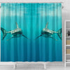 Shark Fish Print Shower Curtains-Free Shipping