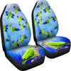 Monk Parakeet (Quaker) Parrot Print Car Seat Covers-Free Shipping