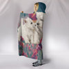 Cute Westie Dog Print Hooded Blanket-Free Shipping